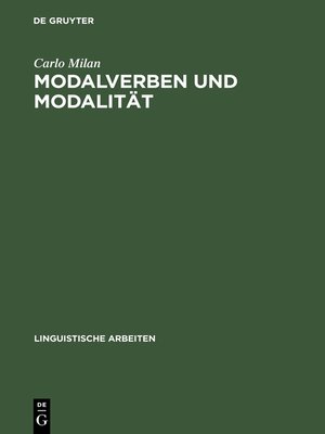 cover image of Modalverben und Modalität
